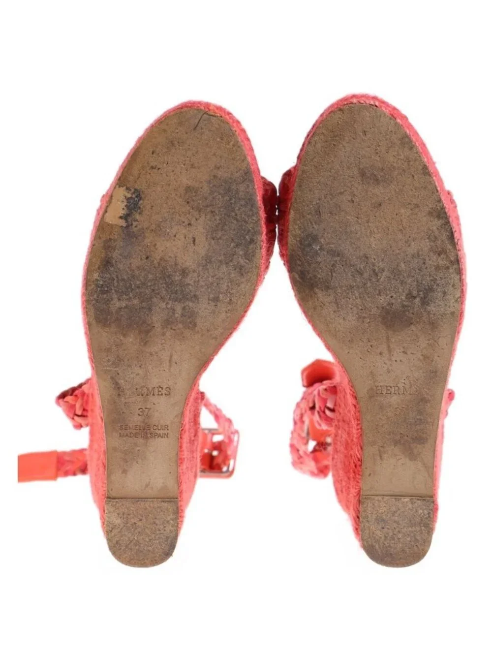 Hermes espadrille wedge